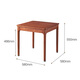 
Guangming Furniture Solid Wood Square Living Room Modern Simple Multifunctional Coffee Table Wooden Side Table 3291 Square Table