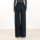Eveli (eifini) Jiang Xin endorses Eveli herringbone velvet jeans straight wide-leg floor-length pants 2025 winter new style dark navy pre-sale M 105-115Jin Jin equals 0.5 kg waist circumference 70