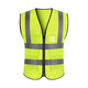 Lightweight vest construction site winter breathable safety and sanitation clothing traffic Meituan fluorescent yellow cycling jacket swallowtail style (fluorescent yellow) L