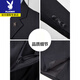 Playboy black wool suit suit for men, Korean style slim fit business formal suit, groomsmen and groom, wedding dress for men, 6823 black suit + trousers + vest + gift bag L 175