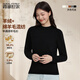 Xiahu Shijia autumn and winter sheep wool cashmere blended simple warm women's half turtleneck sweater 395N white M (100-110Jin Jin equals 0.5 kg)