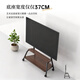 ProPre soporte móvil para TV de suelo (42-75 pulgadas), mueble para TV móvil, soporte artístico para TV, adecuado para carrito de suelo Sony Huawei Skyworth Hisense TCL