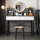 Shanshan wood art dressing table bedroom light luxury dressing table modern simple small apartment dressing table with mirror light storage integrated dressing table