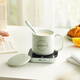 Bear Heating Coaster Hot Milk Artifact Constant Temperature Insulation Office Good Things Electric Heating Milk Warmer Warming Cup Milk Warmer Warming Water Coaster A16B1 Newly upgraded 56W high power gravity sensor C40J6 0.3L