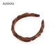 AJIDOU Ajidou hair accessories women's headband fashion high skull headband brown 1 piece