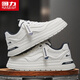Warrior men's shoes white shoes thick sole casual sports shoes men's sneakers 2938 meters / blue 42