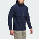 Adidas Jacke Herren 2025 Frühlings- und Herbst -New Fitness Training Sportswear Kapuze Windproof Casual Jacket JL7914 Academy Navy Blue S