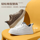 Belle men's shoes thick sole heightening retro white shoes 25 autumn new sports and leisure sneakers A2259CM5 black single 41