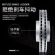 Scenic glossy brake disc rear brake disc YH12189