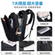 Double Star Large Capacity Backpack Junior High School School Bag Men Backpack Men Commuter Bag Casual Business Computer Travel Backpack Black [Reinforced Version] Red Label