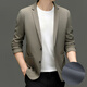 AX Armani Men's Western Autumn New Slim Business Casual Jacket XF23 Khaki M 170 (95-120Jin Jin equals 0.5kg)