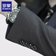 ROMON 2025 New Suit Jacket Korean Style Slim Small Suit Business Casual Interview Formal Professional Wear Top Black Double Button Suit Top + Trousers 5XL Recommended 190-200Jin Jin is equal to 0.5 kg
