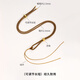 DAISY DREAM gold pendant lanyard eight treasures compass necklace rope unisex clavicle chain accessories pendant neck chain accessories 60cm brown pendant lanyard