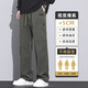 Fila Feijia 2025 spring and summer new men's casual trousers work pants straight loose wide-leg pants Fila z9856 light gray FN M