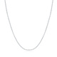 Mengjinyuan platinum necklace O-shaped chain clavicle chain plain chain PT950 platinum versatile gift for girlfriend's birthday, weight about 2.00g, chain length about 42cm