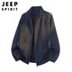 JEEP SPIRIT Jeep jacket men's leather jacket men's autumn and winter tops high-end casual sports American men's clothing