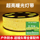 Fanyao Super Bright LED Light Strip Outdoor Waterproof Sun Protection Engineering Lighting Indoor Ceiling 52 Beads/M-Warm Light-10 Meters