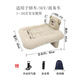 Ping An Zhe Children's Car Sleeping Bed Inflatable Bed Baby Sleeping Mat Car Back Seat Sleeping Mat Baby High Speed Rail Aircraft Sleeping Mattress Baby Inflatable Bed (Dark Brown) Suitable for_Car + Manual Inflator + Gift