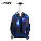 Uniker Trolley Schoolbag Женская средняя школа рюкзак мужской корейский стиль мода Тренд Транс путешествия Большой способность багажная сумка BBK 11137A