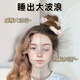 NIANFIN Xu Yan's same style oversized sleeping pillow hair tie for women, high-end satin large intestine hair tie that does not hurt hair, silk headband hair accessory
