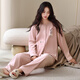 Chongxin 25-year new anti-static soft island velvet pajamas for women autumn and winter thickened velvet warm home clothes set G 67011 bean paste M female height 150-160 weight 80-100 Jin Jin equals 0.5 kg