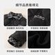 INSBOBO Children's Cotton Clothes 2025 New Boys' Thickened Winter Jackets Baby Fashionable Outing Autumn and Winter Cotton Jackets Black 120