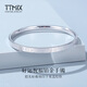 TTMIX perfect circle auspicious platinum bracelet pt950 platinum bracelet women's lucky platinum bracelet for wife 60mm weight 19.14g width 4.9mm