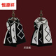 Hengyuanxiang new Korean version classic houndstooth double-sided scarf for women in autumn and winter warm and fashionable knitted scarf versatile trend [Khaki] soft and skin-friendly adult model medium length