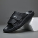 KLWP Hong Kong Luxury High-Ghd Brand Men's Shoes Summer Casual Sapersons Slippers Toe Toe Cow Whide se puede usar fuera de versátil e informal 39 VERDAD 39