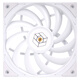 Limin (thermalright) TL-C12015 12015 ventilateur 12cm Étui mince ventilateur de refroidissement 15 mm ventilateur 4pin PWM S-FDB V2 portant TL-H12015W ventilateur mince blanc [boîte]