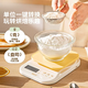 Yusenyi Modern Housewife Scale Panda Household Electronic Scale Food Small Baking Gram Scale Kitchen Mototo Accurate Electronic Scale Panda Baking Tools Three-piece Set Battery Electronic Scale-Glass Bowl-Four Sieve