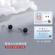 999 pure silver love four-leaf clover earrings, high-end and versatile sterling silver earrings, Chinese Valentine's Day gift for girlfriend, round earrings + brand gift box + certificate