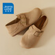 Жиновые ботинки Birkenstock для женщин Сплошной цвет Лето Новый универсальный пакет с ноколокожи