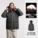 Camel down jacket new winter style for men and women, three-proof, thickened and warm, large fur collar jacket