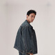 Levi's Levi's 25th Autumn and Winter New Men's American Retro Washed and Distressed Casual Denim Jacket Medium Blue XL