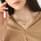 Chow Sang Sang Butterfly Colored Gold Necklace Mint 18K Rose Gold Flying Double Pendant with Chain 91093N Pricing 45cm