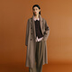 Eveli Jiang Xin endorses the store's hottest camel hair mulberry silk high-end double-sided woolen coat wool coat for women winter day warm brown pre-sale December 27th XS 80-90Jin Jin is equal to 0.5 kg