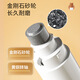 BLANLODY Dog Nail Grinder Cat Pet Electric Claw Grinder Special Grinder Trimmer Rechargeable Nail Clipper Artifact LED Electric Nail Grinder - Gray White