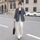 Sibaishe Commuting Blazer Women's 2025 Autumn New Fashion Small Casual Suit Top
