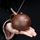 Zanghu Tianxia Authentic Yixing Purple Clay Pot Purely Handmade Original Mineral Purple Clay Xishi Pot Household Chinese Purple Clay Kung Fu Tea Set Teapot Xishi Pot 220ml