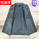 Hengyuanxiang high-end middle-aged and elderly tunic suit loose tunic suit dad spring and autumn suit men's Chinese stand-up collar grandpa suit 1308 gray 3XL 190/80