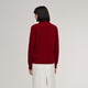 Gloria red sweater for women, great-looking autumn and winter wear, niche lazy top 1ESC5J280 53R pepper red S
