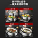 Fish steamer household steamer 304 stainless steel large capacity thickened steamer steamer induction cooker gas oval pot enlarged diameter/large capacity 1 layer 39cm