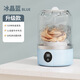 New Laundry Cup Underwear Mini Washing Machine Underwear Small Wireless Portable Sock Washing Machine Full Cleaner Intelligent White-High Version 1200mAH Pure Copper German Motor