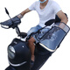 Erxing Electric Motorcycle Handlebar Covers Winter Gloves Thickened Warmth Waterproof Battery Handlebar Covers Windproof Electric Bicycle Protector (PU) Double Sealed Small Mouth/With Waterproof Cover + Reflective Strips One Size