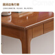 LUOSEN solid wood desk home small apartment office study table bedroom study ultra-narrow writing desk computer desk 1.2m single table