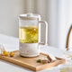 Olayks instant health pot mini health cup small teapot one person flower teapot with filter constant temperature stainless steel kettle 0.6L health electric stew cup