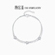 Chao Acer Platinum Star Bracelet for Women PT950 Platinum Hand Jewelry Double Layer Bracelet Birthday Gift for Women Price: 690 yuan including labor cost, chain length is about 15cm + tail chain 5.2g