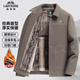 Classic car (LAOYECHE) Containing sheep wool Dad's woolen jacket men's autumn and winter middle-aged and elderly plus velvet thickened woolen jacket men's clothing