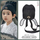 He Jiagong Li Bai hat champion hat Children's Hanfu accessories Li Bai hat made in Tang Dynasty and Song Dynasty Futou hat Chinese style 01-black cloth hat (ribbon style)